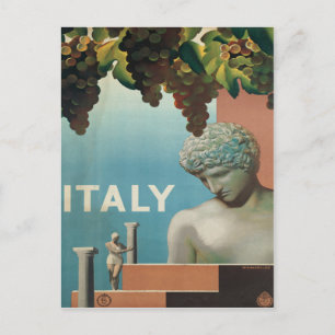 Cartão Postal Poster de viagens italiano Vintage