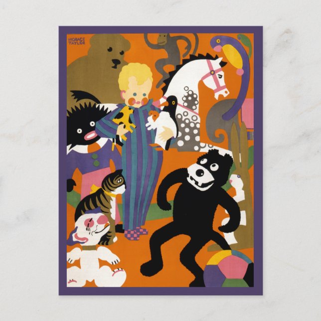 Cartão Postal Poster de viagens Para O Metrô De Londres (Frente)