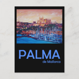 Cartão Postal Poster de viagens Retro Palma de Maiorca