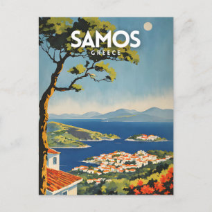 Cartão Postal Poster de viagens Samos
