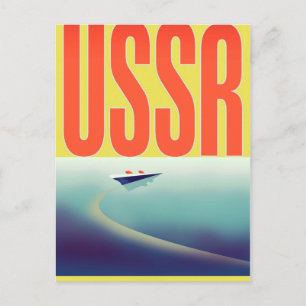 Cartão Postal POSTER DE VIAGENS soviético USSR