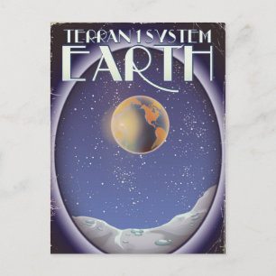 Cartão Postal Poster de viagens Terran 1