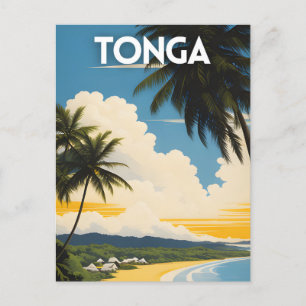 Cartão Postal Poster de viagens Tonga