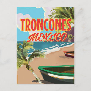 Cartão Postal Poster de viagens Troncones Beach Mexico