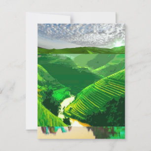 Cartão Postal Poster de viagens - Vietnã - Impressão de Arte de 