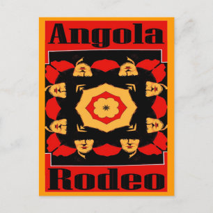 Cartão Postal Poster do Angola Rodeo
