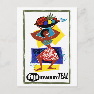 Cartão Postal Poster Fiji Restaurado