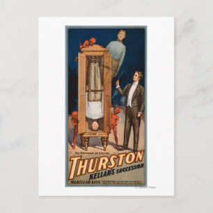 Cartão Postal Poster mágica do sucessor de Thurston Kellar