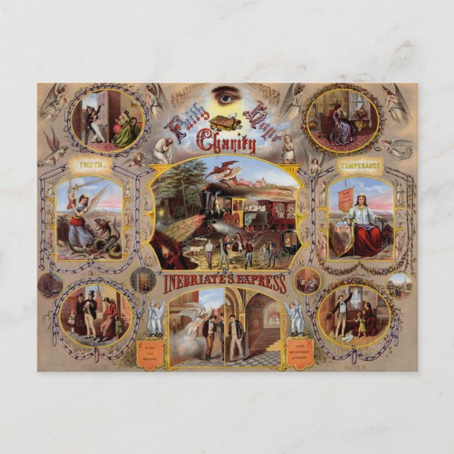 Cartão Postal Poster Masonic (Frente)