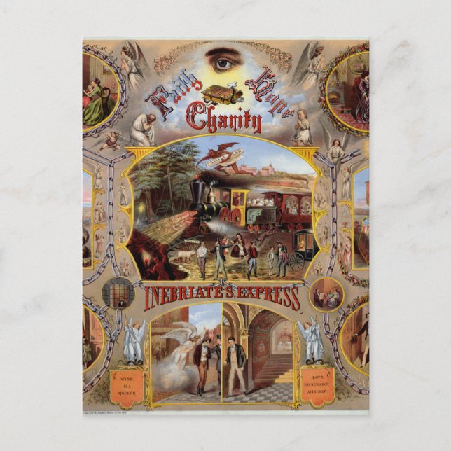 Cartão Postal Poster Masonic (Frente)