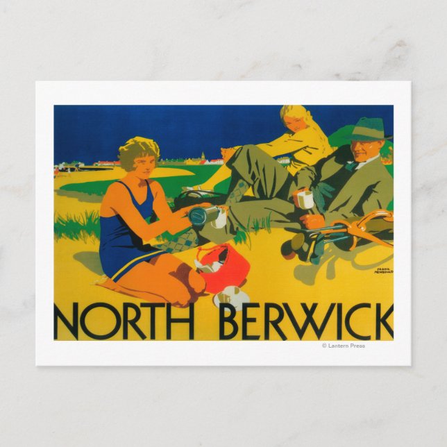 Cartão Postal Poster Promocional da Costa do Golfe (Frente)