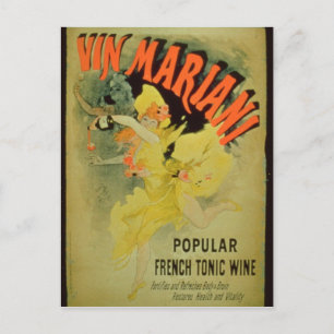 Cartão Postal Poster publicando 'Mariani Wine, popular francês 