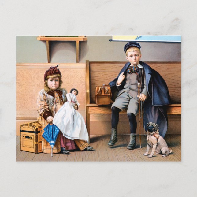 Cartão Postal Poster RAILROAD, 1898 (Frente)