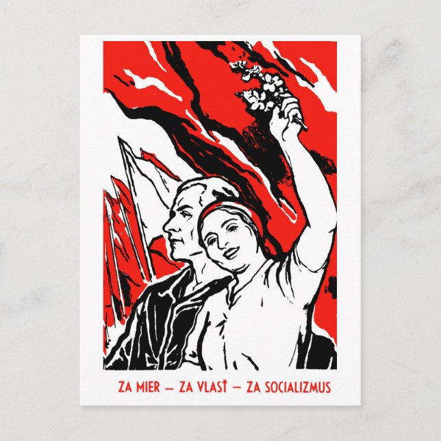 Cartão Postal poster Socialista 1935 (Frente)