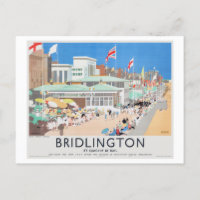 Poster vintage Bridlington UK 1939