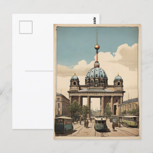 Cartão Postal Poster vintage de Berlim