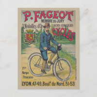 Poster vintage P. Fageot 1895