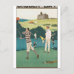 Cartão Postal Poster vintage para Baía de Cruden