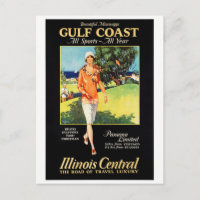Poster vintage Restaurado do Illinois Mississippi