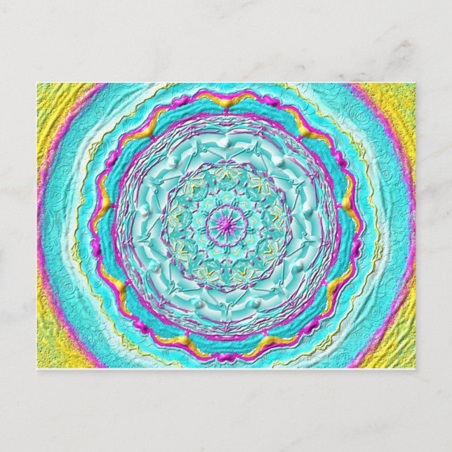 Cartão Postal Postkarte 06 "O Poder do Ciano" (Frente)