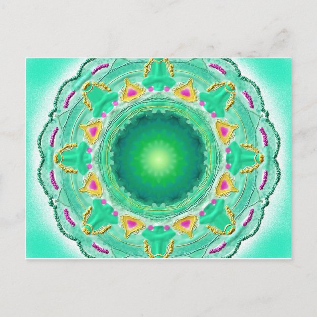 Cartão Postal Postkarte 12 "Explosão da Natureza" (Frente)