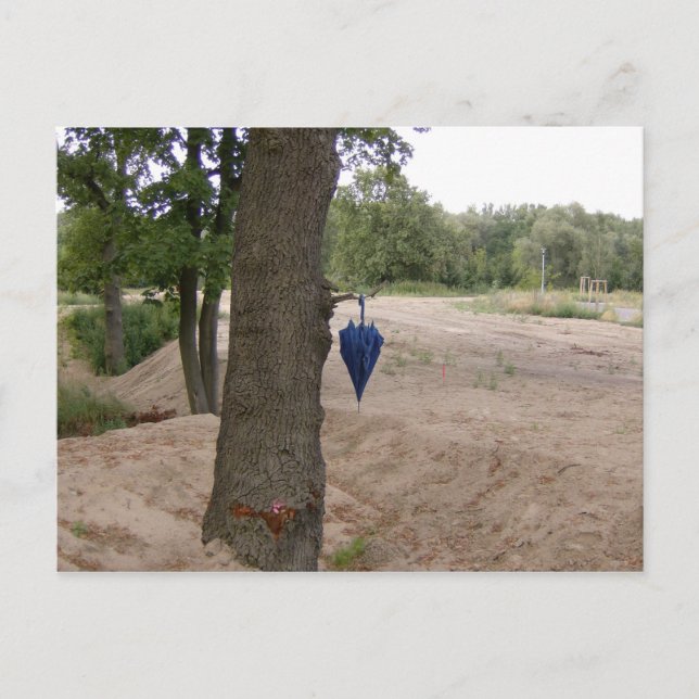 Cartão Postal Postkarte - "abhängen" (Frente)