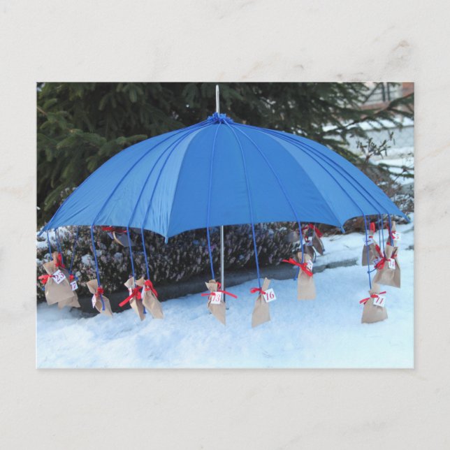 Cartão Postal Postkarte - Adventskalender (Frente)