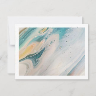 Cartão Postal Postkarte Boho Blue 4,25" x 5,6"