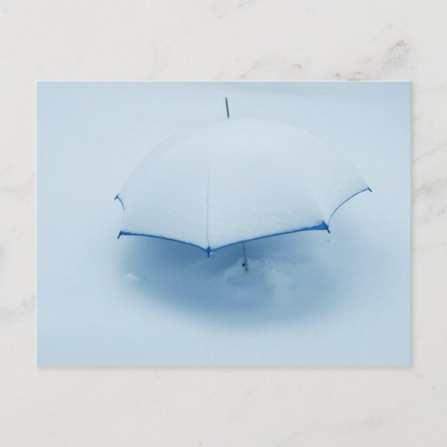 Cartão Postal Postkarte - eingeschneit (Frente)