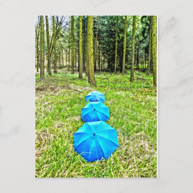 Cartão Postal Postkarte - em Reih und Gied (Frente)