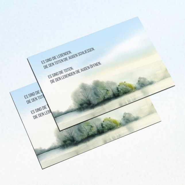 Cartão Postal Postkarte "Es sind die Lebenden ..." (Criador carregado)