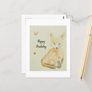 Cartão Postal Postkarte Fuchs