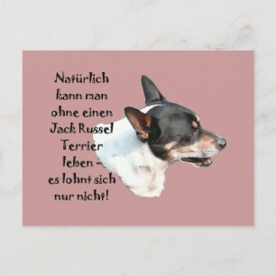 Cartão Postal Postkarte "Jack Russel Terrier"