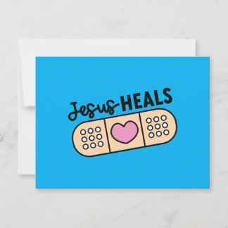 Cartão Postal Postkarte Jesus heilt - Jesus heals