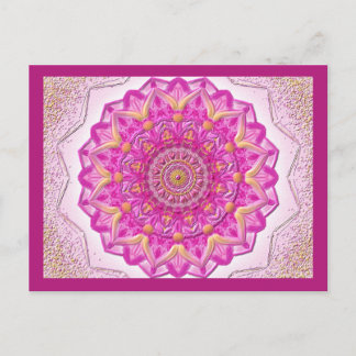 Cartão Postal Postkarte MagicMandala Magenta