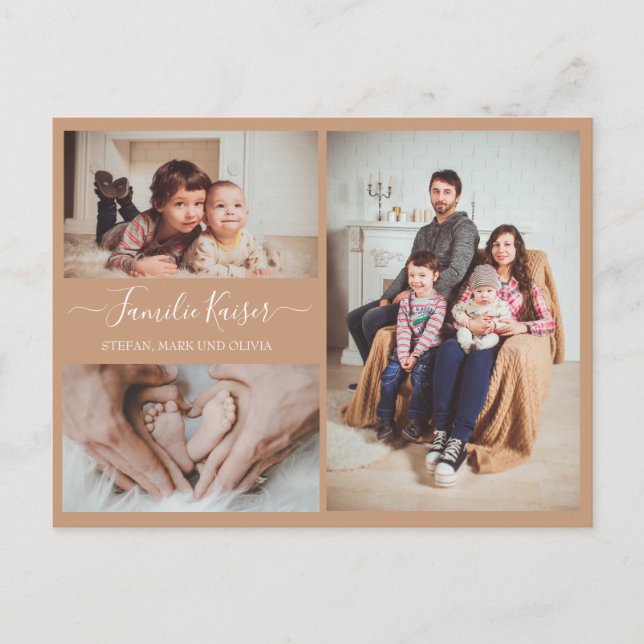 Cartão Postal Postkarte mit eigenen Bildern gestalten (Frente)