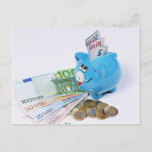 Cartão Postal Postkarte mit Euro Währungsmotiv
