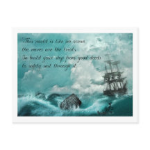 Postkarte mit Spruch