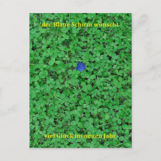 Cartão Postal Postkarte - Neujahr