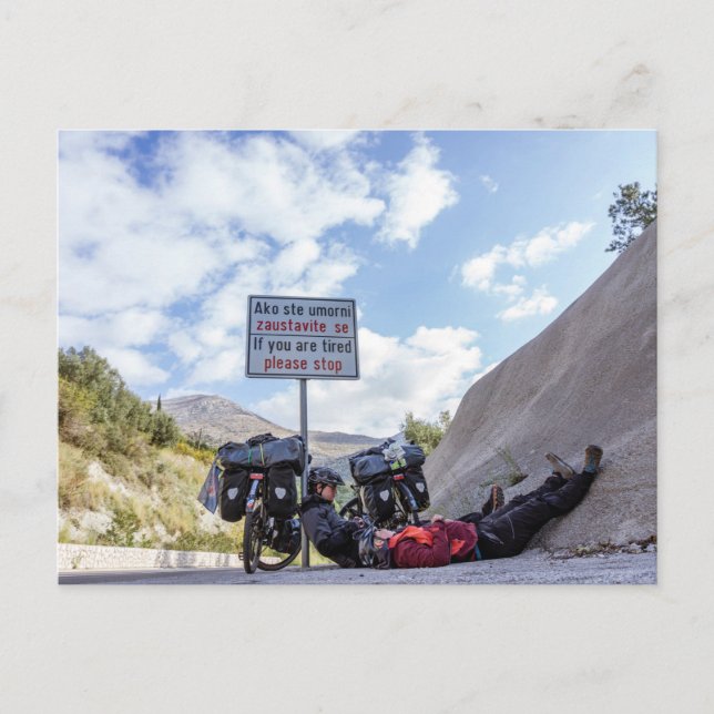 Cartão Postal Postkarte - please stop (Frente)