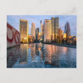 Cartão Postal Postkarte Skyline Frankfurt am Main 