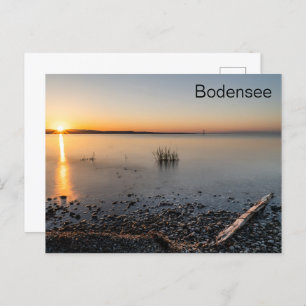 Cartão Postal Postkarte Sonnenaufgang Bodensee ruhig