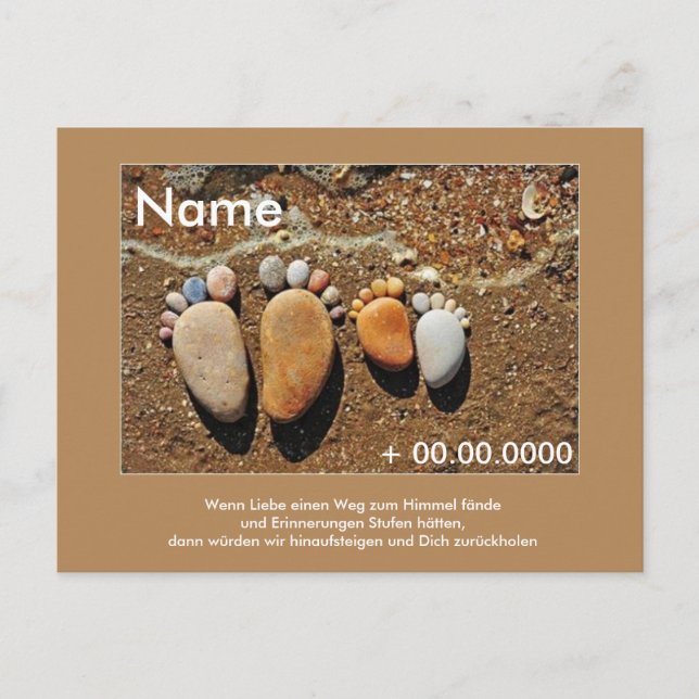 Cartão Postal Postkarte Sternenkind (Frente)