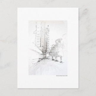 Cartão Postal Postkarte Zeichnung Bleistift Hannover