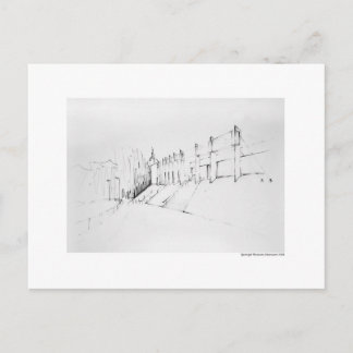 Cartão Postal Postkarte Zeichnung Bleistift Hannover