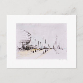 Cartão Postal Postkarte Zeichnung Bleistift Hannover