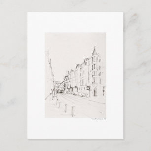 Cartão Postal Postkarte Zeichnung Bleistift Hannover