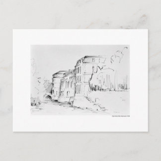 Cartão Postal Postkarte Zeichnung Bleistift Hannover