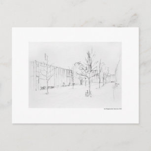 Cartão Postal Postkarte Zeichnung Bleistift Hannover