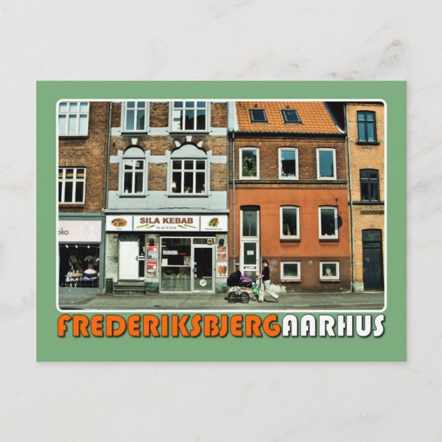 Cartão Postal Postkort - Frederiks Allé (Frente)